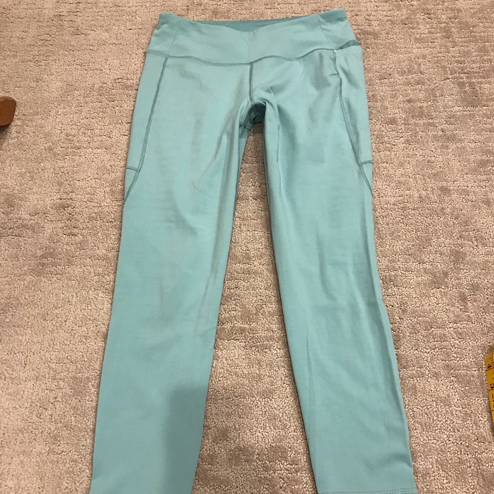 Calia 7/8 yoga / workout leggings M 8 aqua blue